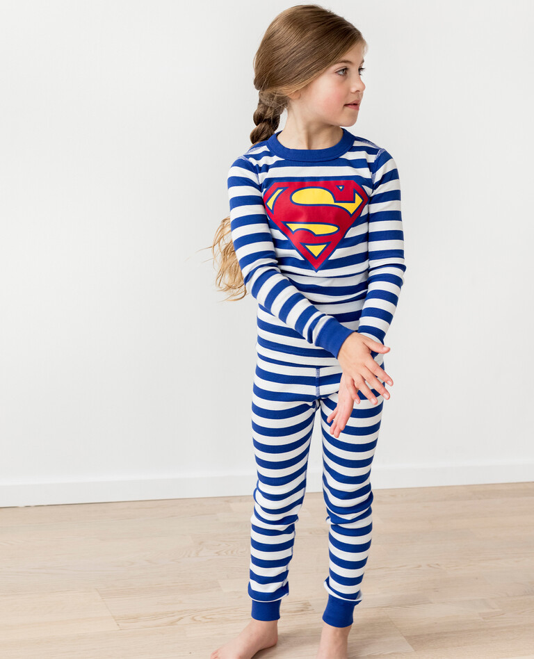 DC Superman Long John Pajamas | Hanna Andersson