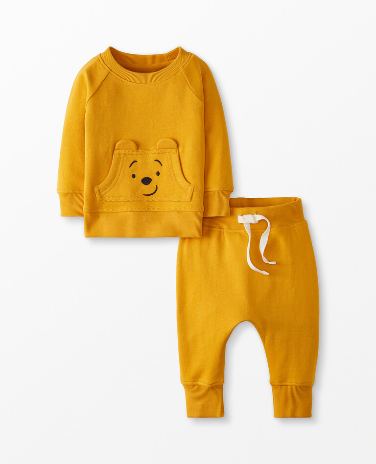 Disney Winnie the Pooh Baby Wiggle Set In French Terry | Hanna Andersson