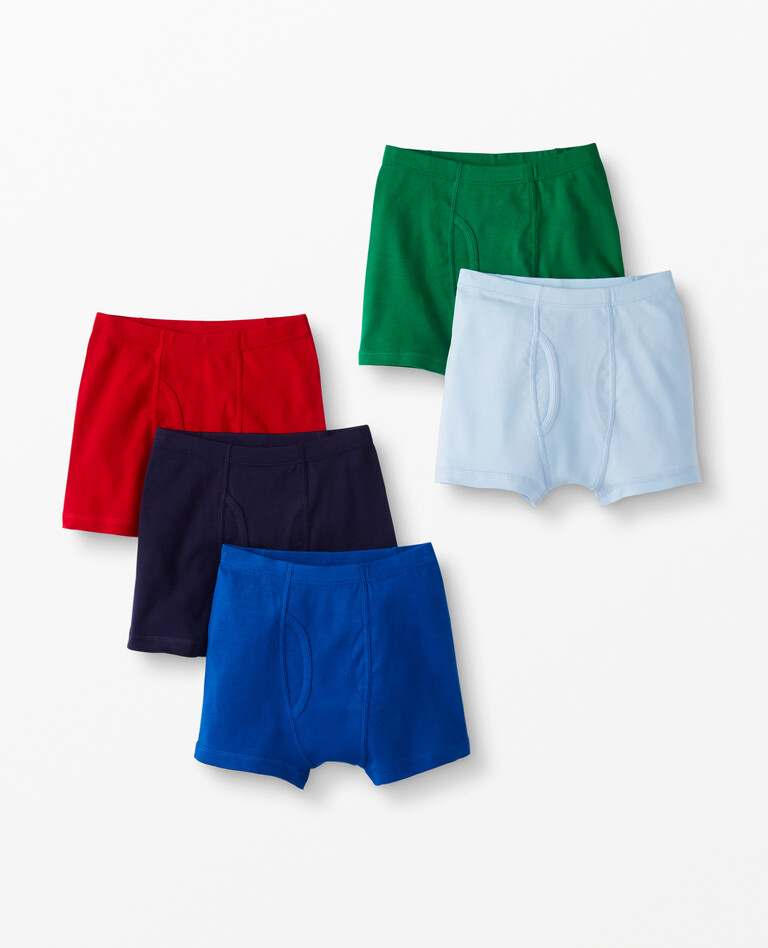 Boxer Briefs In Organic Cotton 5-Pack | Hanna Andersson