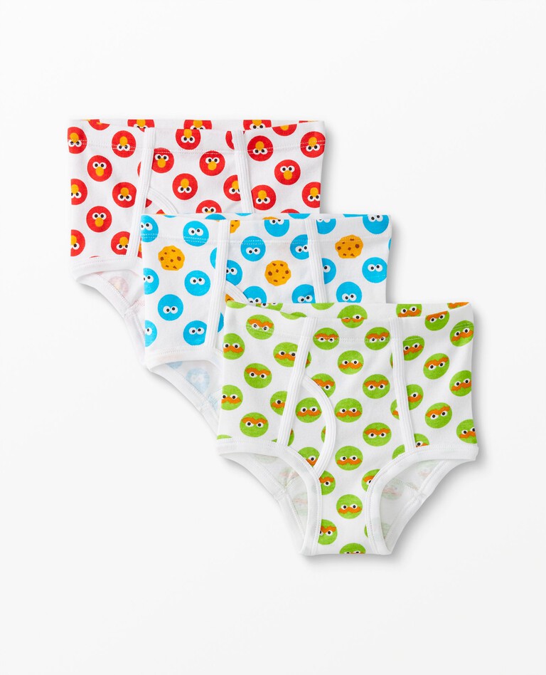 Sesame Street Classic Briefs In Organic Cotton 3-Pack | Hanna Andersson