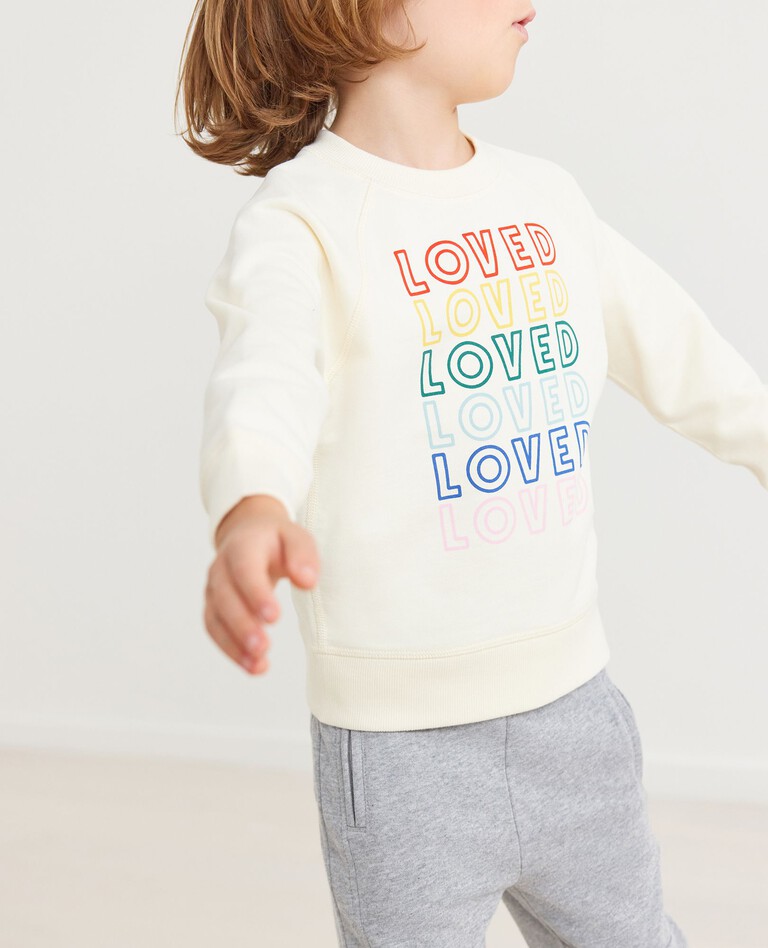 Valentines Graphic Sweatshirt In French Terry | Hanna Andersson
