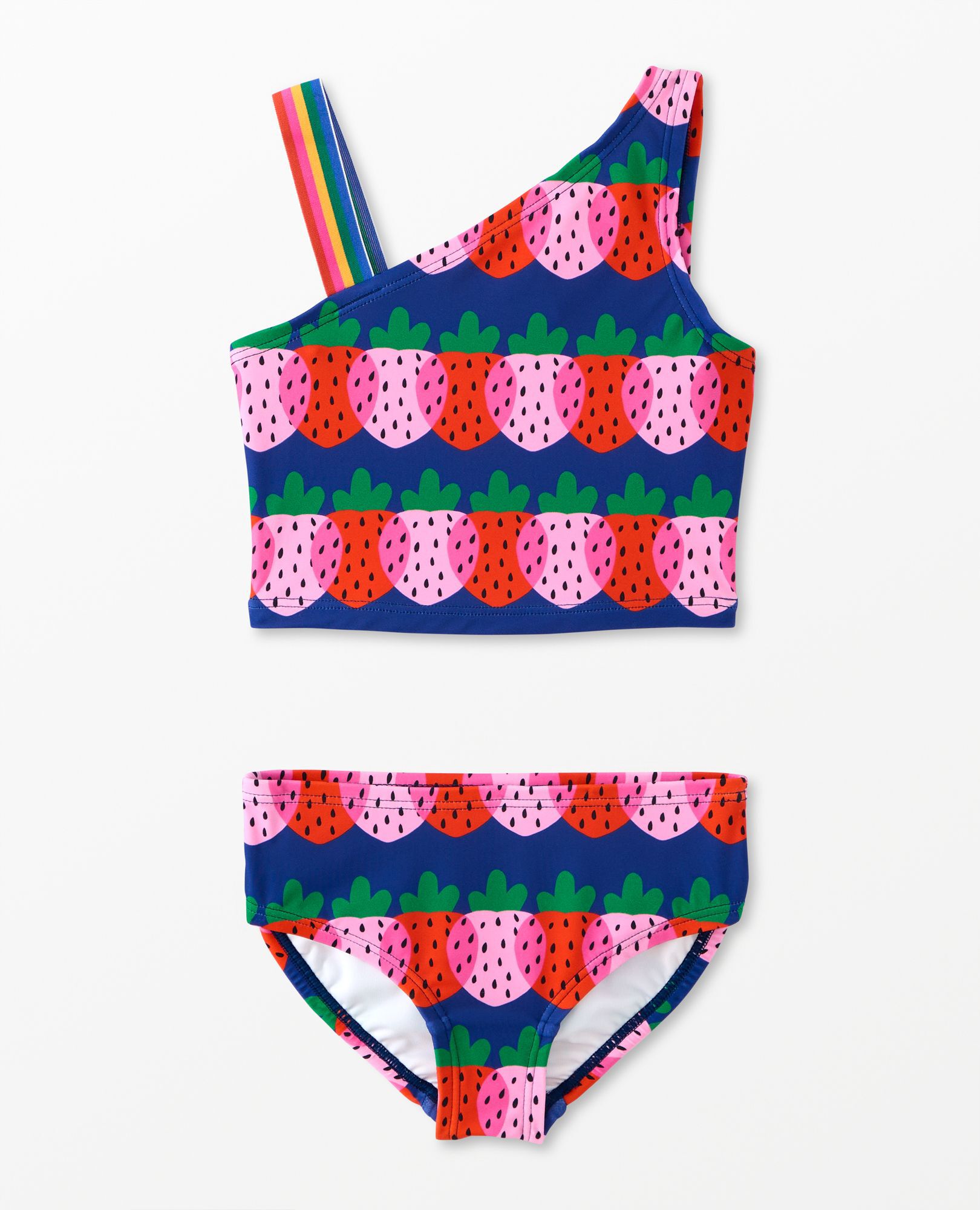 Sunblock Asymmetrical Two Piece Swimsuit