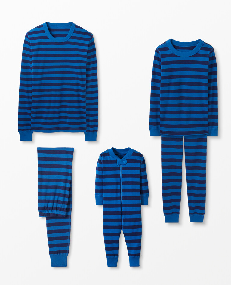 Blue Stripe Matching Family Pajamas | Hanna Andersson