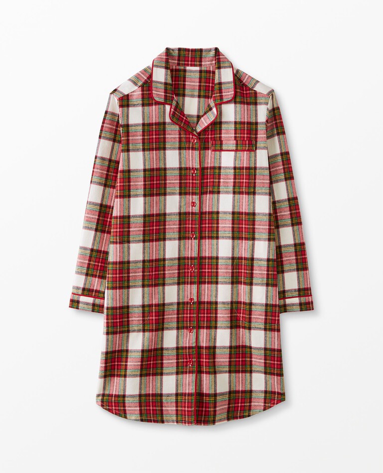 Women's Holiday Flannel Night Shirt | Hanna Andersson