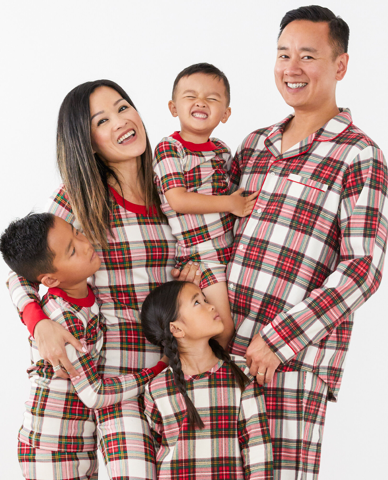 Adult Unisex Holiday Print Long John Pajama Top