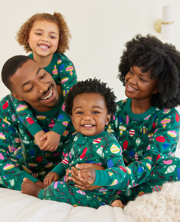 Family Pajamas Matching Women's Ornament-Print Family Pajama Set