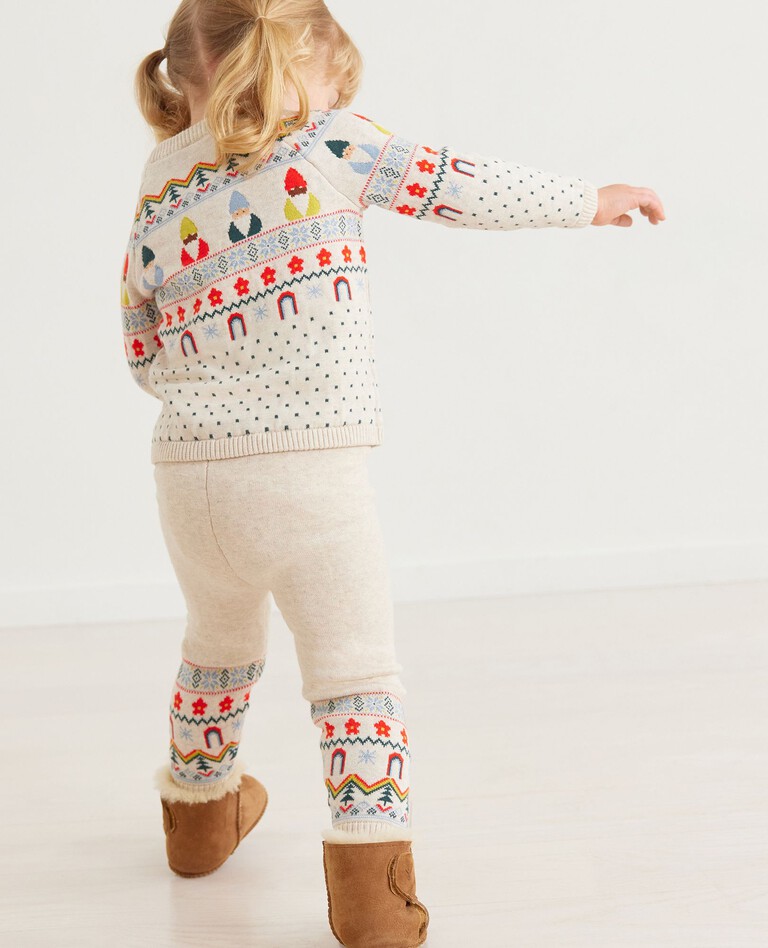 Baby Holiday Sweater Knit Top & Leggings Set | Hanna Andersson