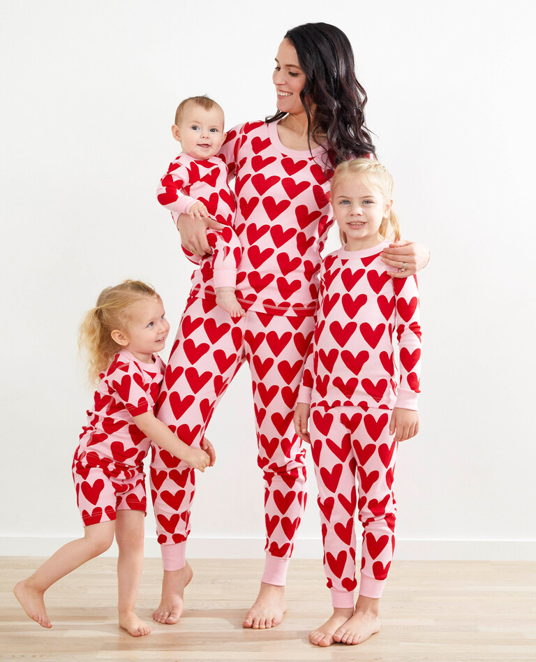 Women's Valentines Long John Pajama Top | Hanna Andersson