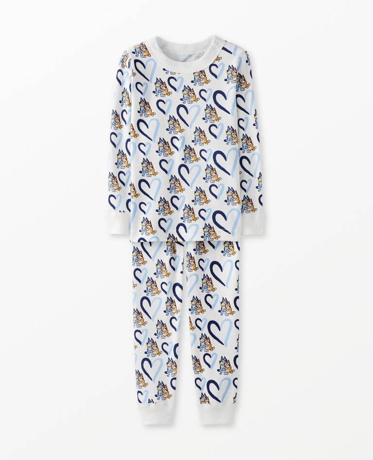 Bluey Long John Pajama Set