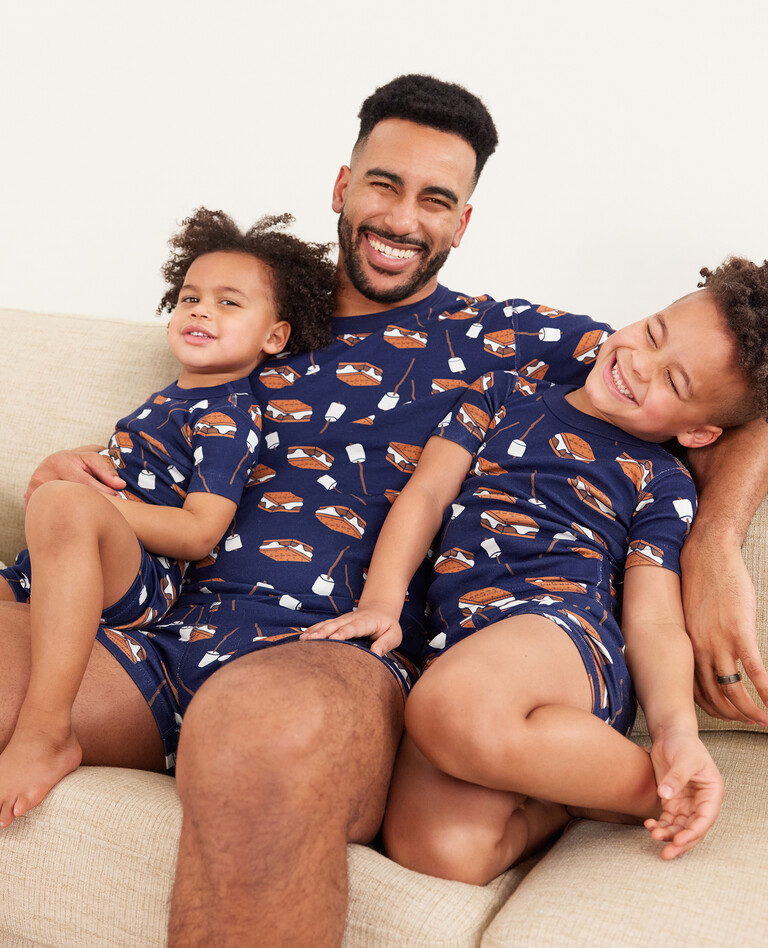 Navy S'mores Matching Family Pajamas | Hanna Andersson
