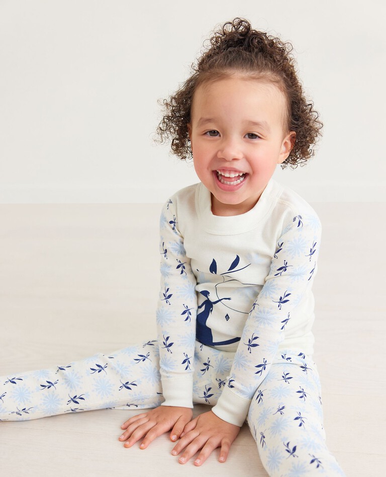 Disney Frozen 2 Winter Long John Pajama Set | Hanna Andersson