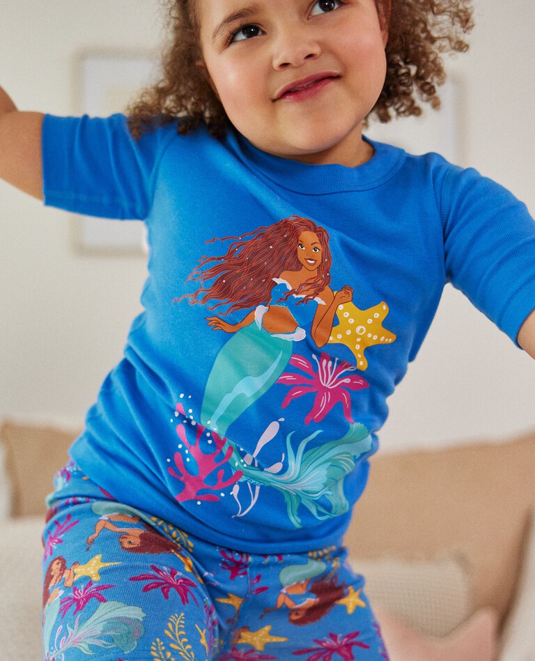 Disney's Little Mermaid Short John Pajama Set | Hanna Andersson
