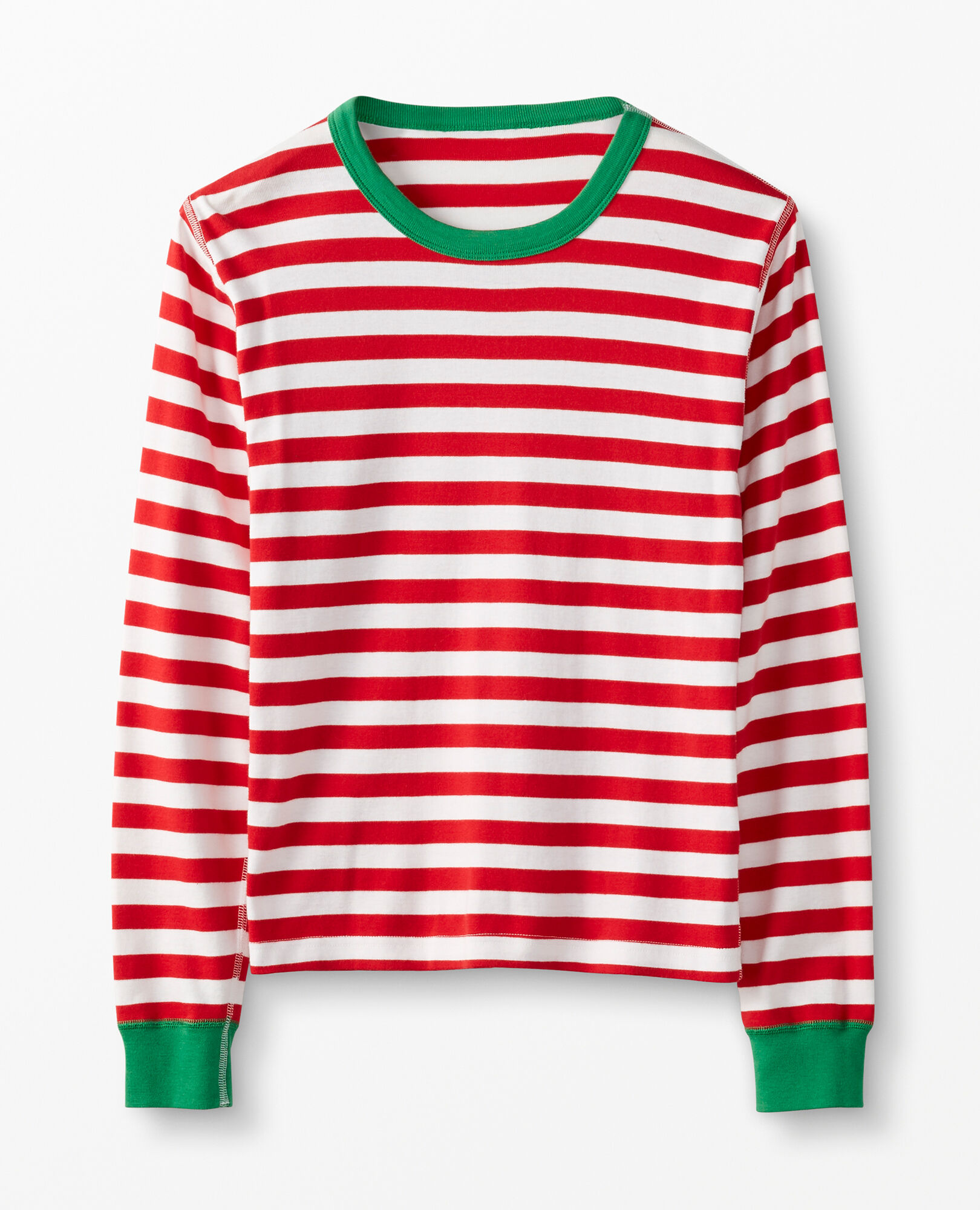 red and white striped long johns