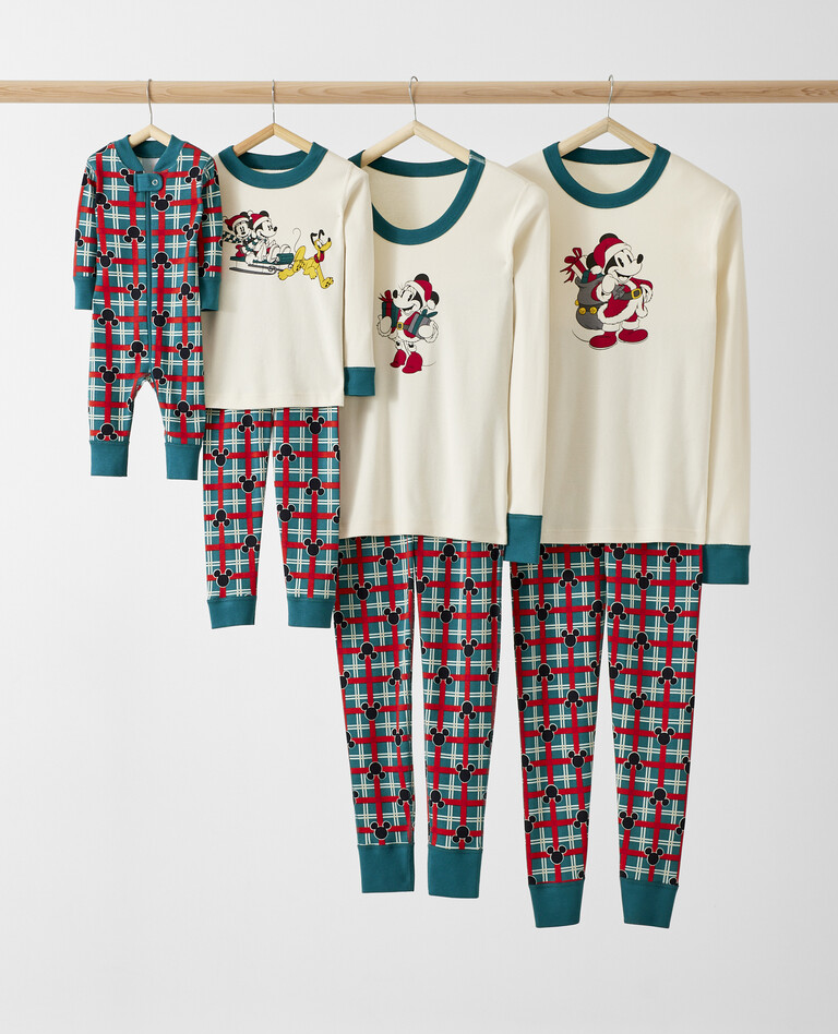 Disney Holiday Plaid Matching Family Pajamas | Hanna Andersson