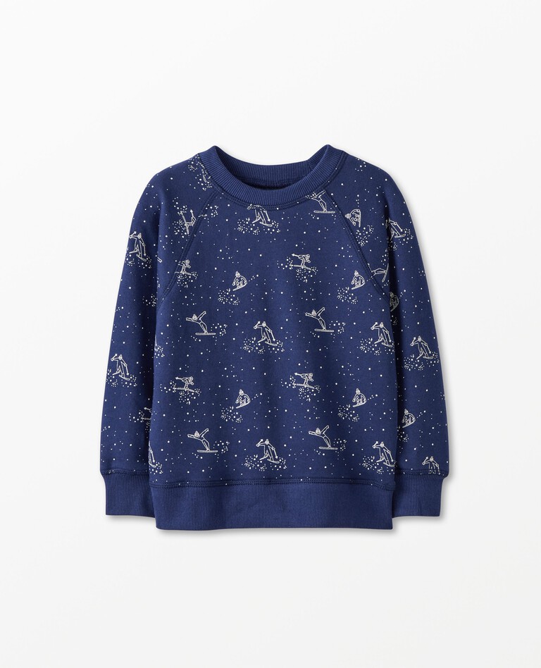 Holiday Print Sweatshirt In French Terry | Andersson Hanna