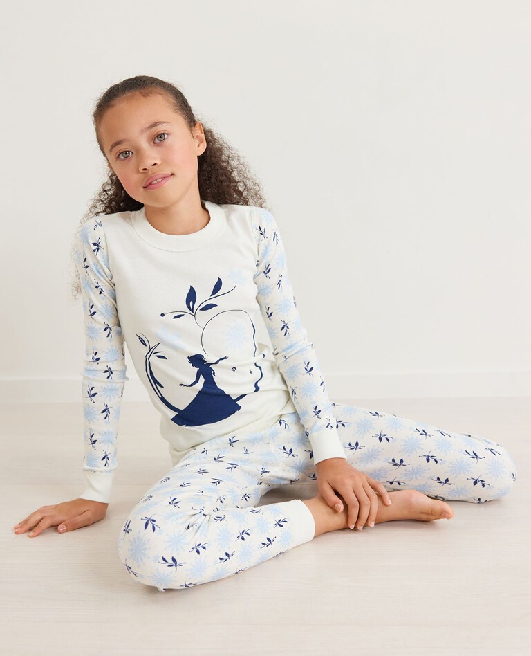 Disney Frozen 2 Winter Long John Pajama Set | Hanna Andersson